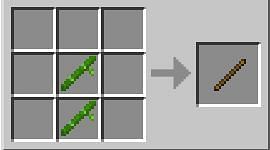 Players can use bamboo to craft sticks