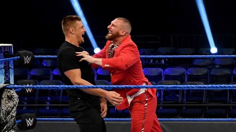 Mojo Rawley with Gronk