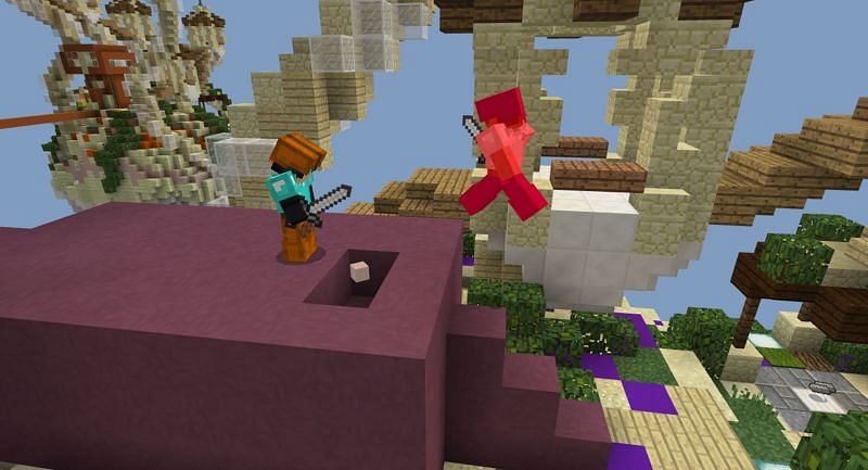 LBSG is a popular Bedrock server that offers Bedwars