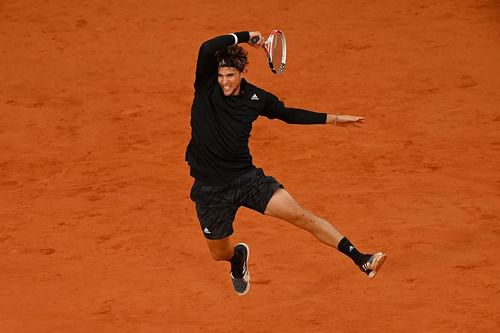 Dominic Thiem during Roland Garros 2020