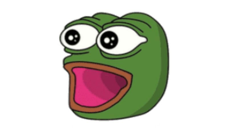 Poggers emote inspired from Pepe the frog/Image via KnowYourMeme