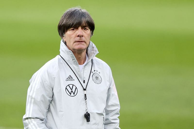 Germany manager Joachim L&ouml;w. (Photo by Alexander Hassenstein/Getty Images)