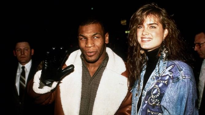 Which movie did Mike Tyson star in alongside actress Brooke Shields?