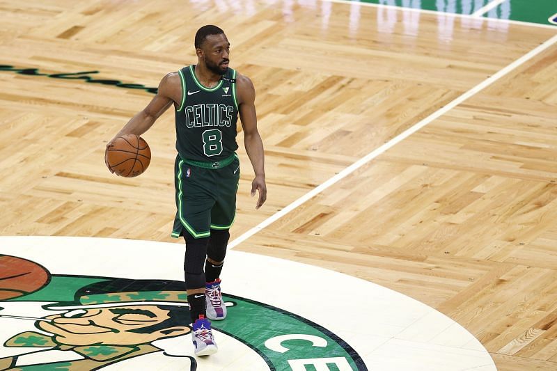 Kemba Walker #8 of the Boston Celtics.