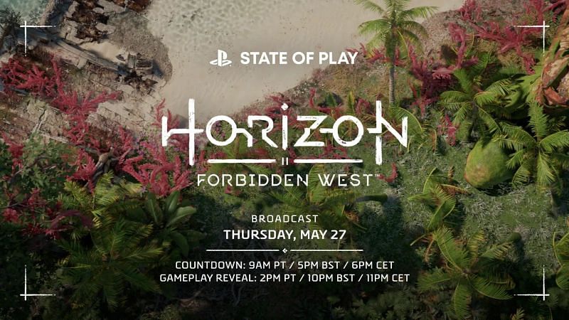 Horizon Forbidden West is set to take center stage at the PlayStation State of Play this month (image via Guerilla Games, Twitter)