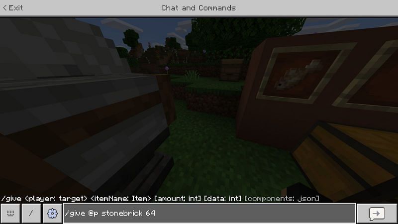 Command for Making Stone Bricks in Minecraft