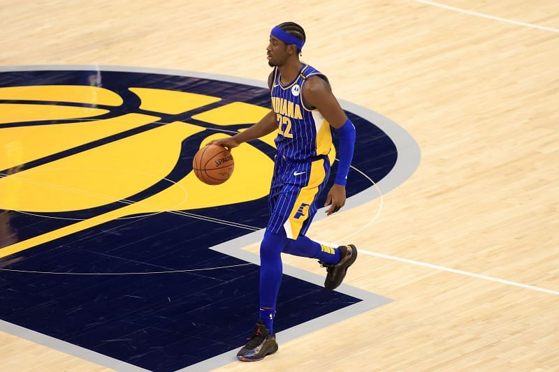 Caris LeVert of the Indiana Pacers in action