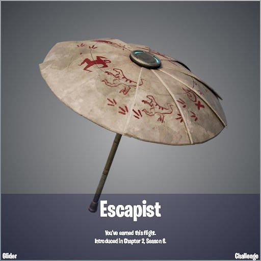 The Escapist umbrella is another free reward for winning a match in the PvP mode of the Fortnite Daybreak LTM (Image via @GhostOpsFN, Twitter)