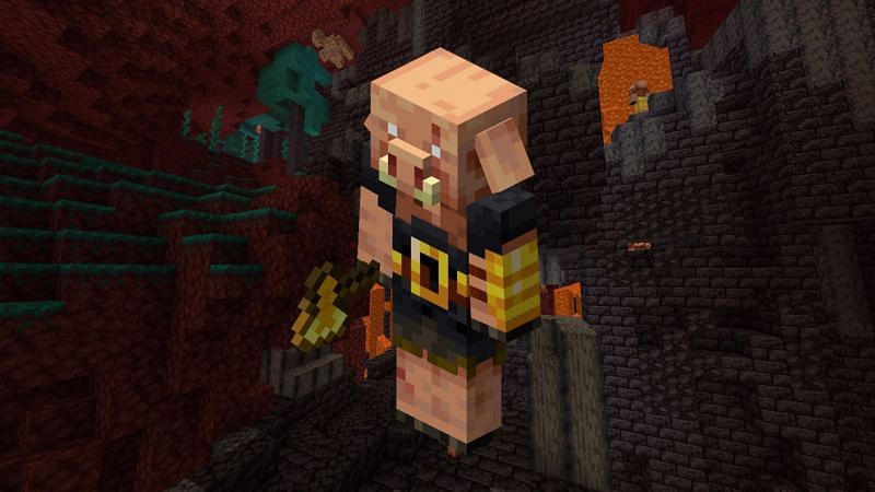 Piglin Brute en Minecraft (Imagen a través de gamepur)