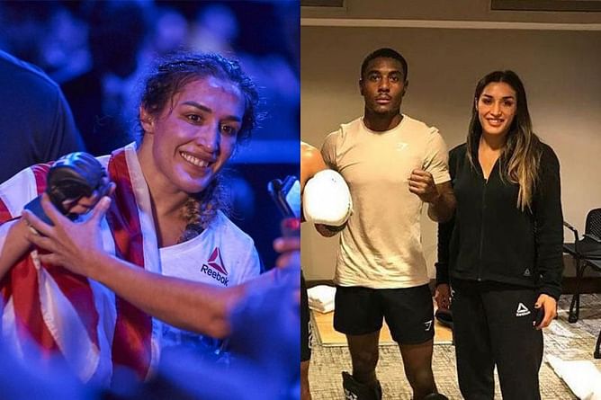 Who is Tatiana Suarez's boyfriend and is he a UFC fighter?