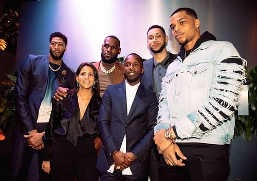 Rich Paul, LeBron James and other Klutch Sports clients