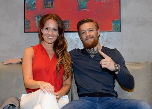 Conor McGregor with his fiance, Dee Devlin