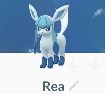Naming the eevee as Rea