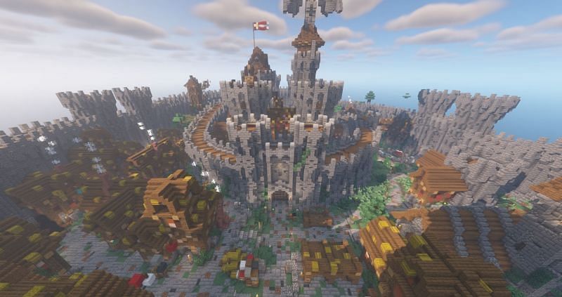 Dawnfury castle build (Image via Reddit)