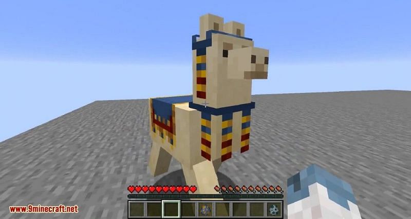 Minecraft llama (Image via 9Minecraft)