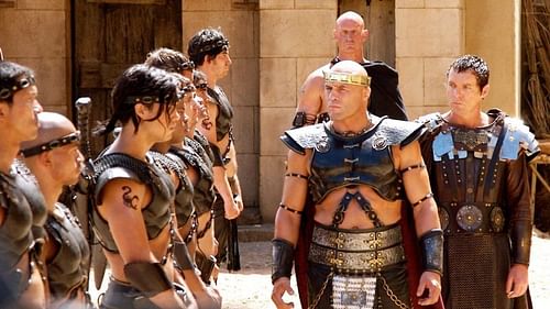 Randy Couture in a still from The Scorpion King 2