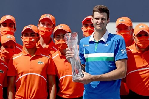 Hubert Hurkacz won the 2021 Miami Open