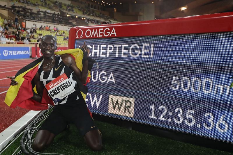 Joshua at the 2020 Diamond League in Monaco