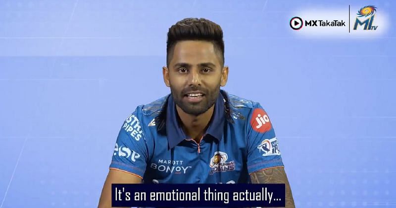 Suryakumar Yadav shares a message for his mother (Credits:@mipaltan Twitter)