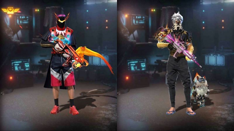 Ajjubhai (Total Gaming) and Shadow Shooter in Garena Free Fire