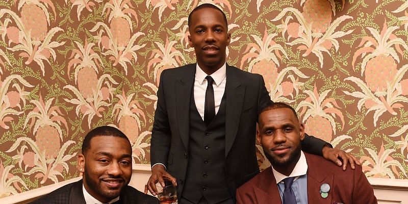 NBA agent Rich Paul with LeBron James and John Wall