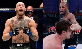 Conor McGregor reacts to Bellator star MVP destroying Derek Anderson's nose with a head kick