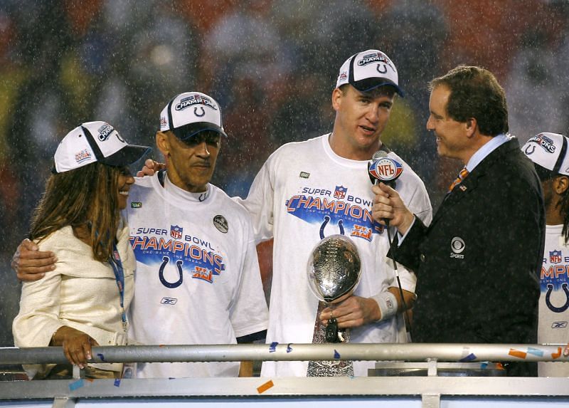 Tony Dungy and Peyton Manning