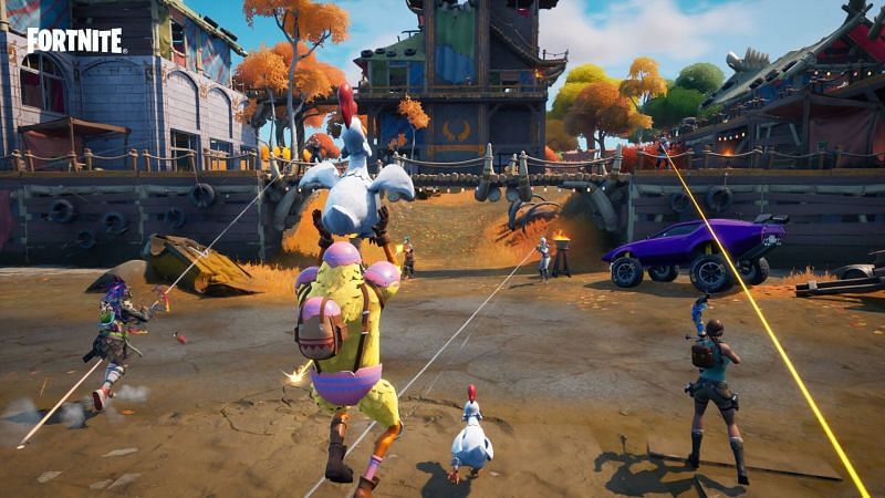 Taming and hunting animals in Fortnite Season 6 is important. (Image via Epic Games)