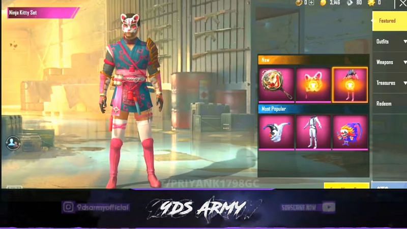 Ninja Kitty Set (Image via 9DS ARMY / YouTube)