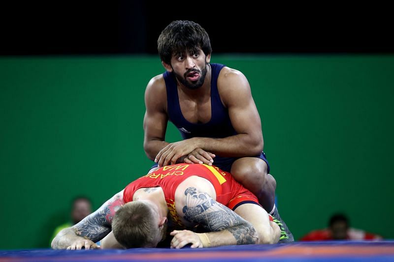 Bajrang Punia is one of the eight Indian wrestlers to compete at the Tokyo Olympics