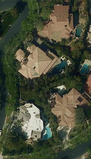 Dana White&#039;s house aerial view