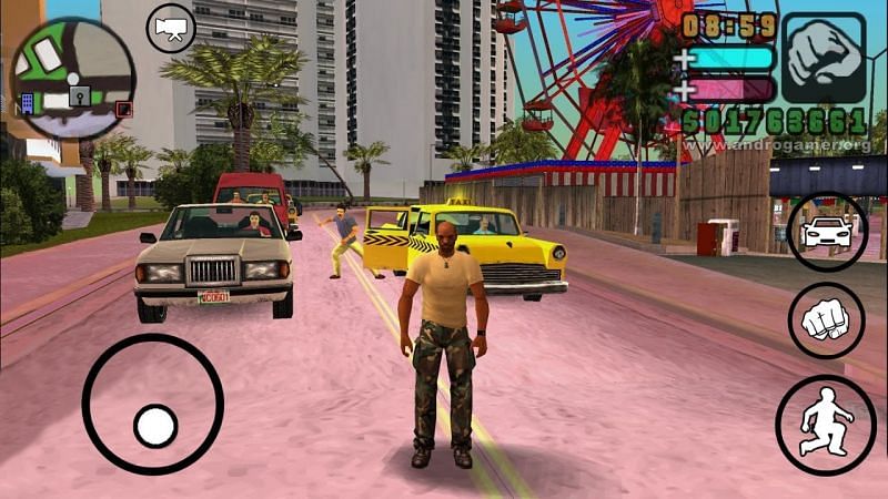 Playing GTA on Android devices has its own perks (Image via nbpostgazette.com)