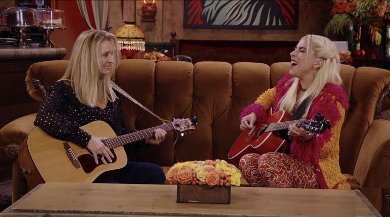 The 2021 Friends Reunion version of Smelly Cat looks set to be a massive hit (Image via HBO Max)