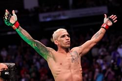 Charles Oliveira reveals whether he'll defend his title against the winner of Dustin Poirier vs. Conor McGregor III
