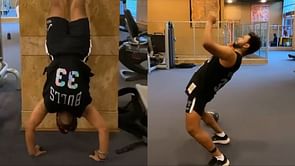 WTC Final: [Watch] Rishabh Pant performs unique exercises at the gym