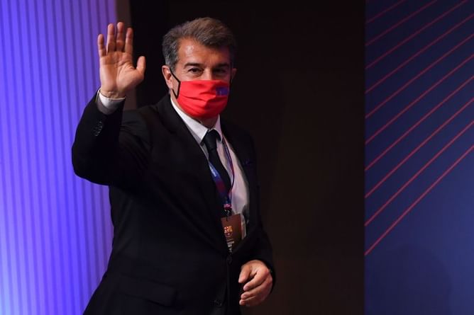 The hard work for Barcelona President Joan Laporta starts now