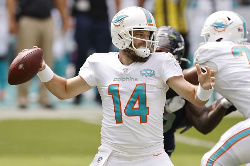 Ryan Fitzpatrick with the Miami Dolphins