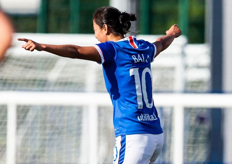 Bala Devi&#039;s contract with Rangers W.F.C ends at the end of the season