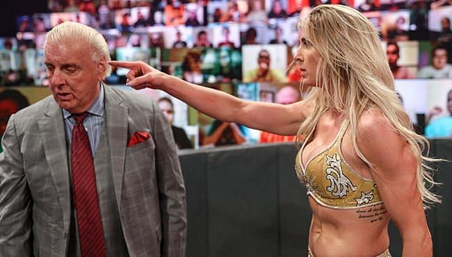 Ric Flair coreturn at WrestleMania Backlash