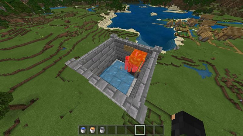 Crafting Iron Farms in Minecraft