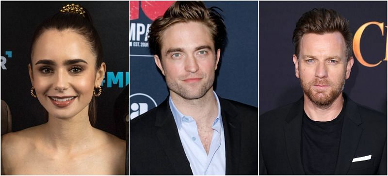 Robert Pattinson, Lilly Collins and Ewan McGregor announced the COVID Relief Fund for India earlier today. (Images via EI Online, Pop Sugar, Wikipedia)
