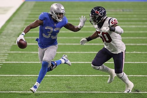 Kerryon Johnson with the Detroit Lions