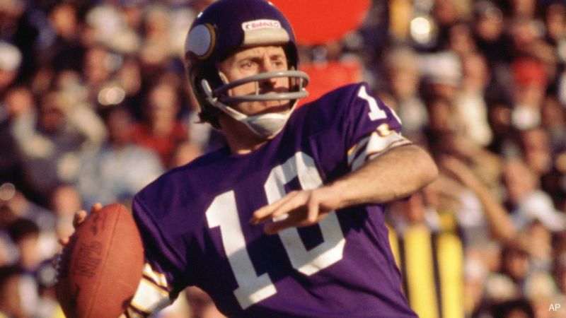 Minnesota Vikings QB Fran Tarkenton