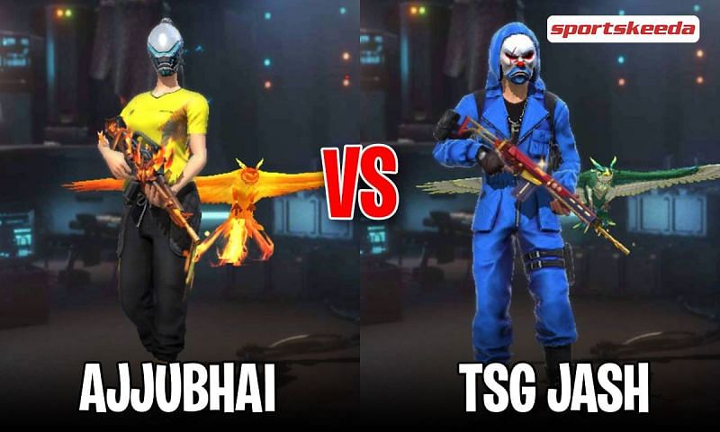 Ajjubhai and TSG Jash in Free Fire