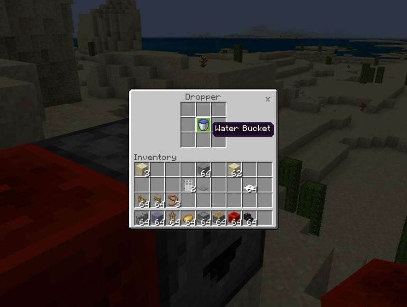 Minecraft Dropper Rings How to make and use droppers in Minecraft