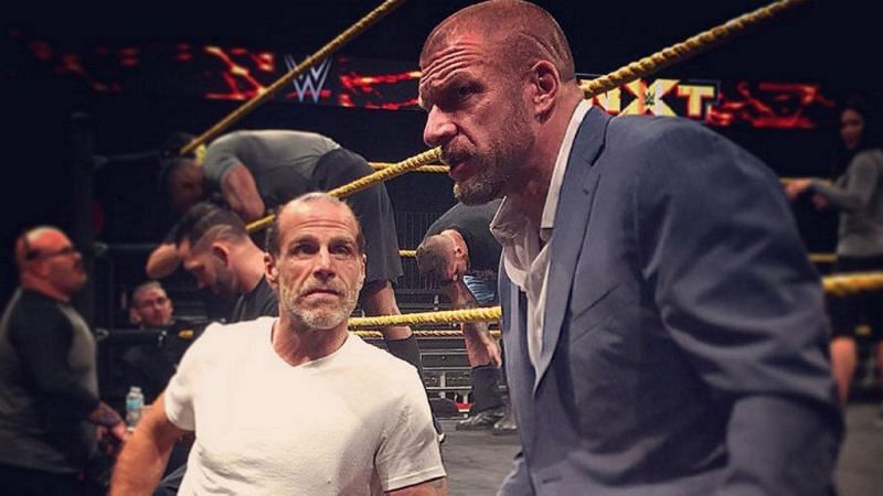 Triple H and Shawn Michaels in WWE