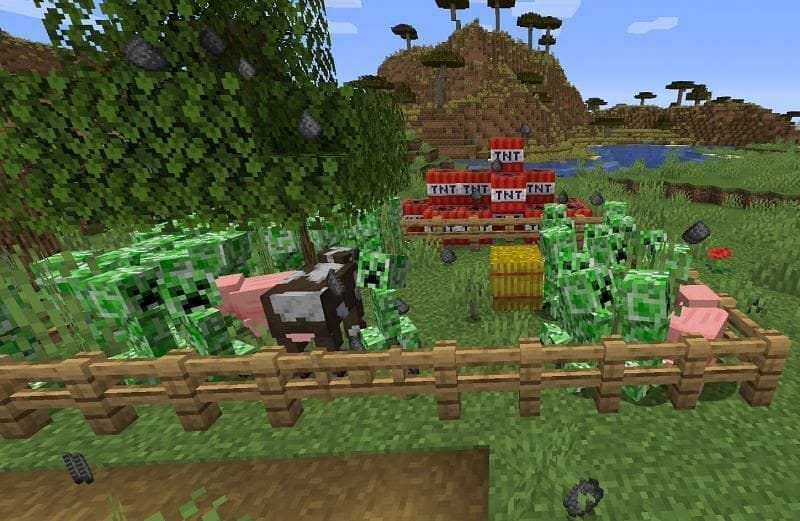 How to make a gunpowder farm in Minecraft