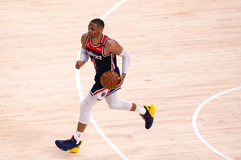 Russell Westbrook with the Washington Wizards