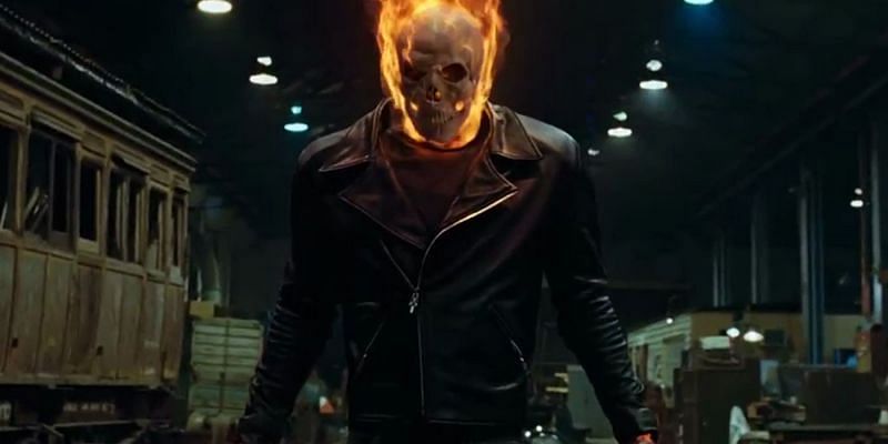 Nicolas Cage playing as Johnny Blaze (Image via Columbia Pictures)