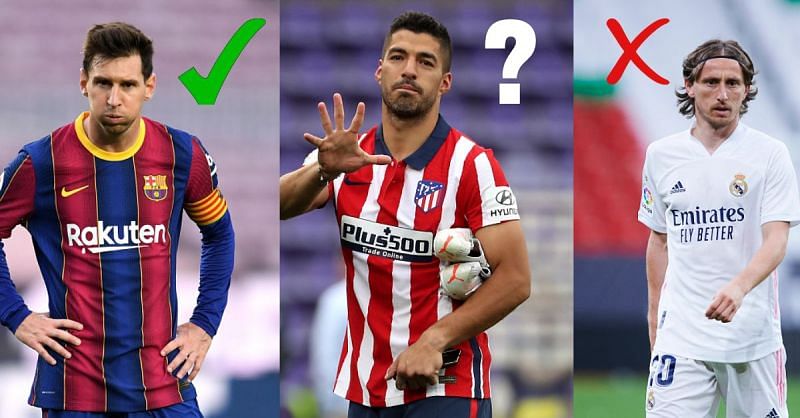 Does Luis Suarez join Lionel Messi in La Liga&#039;s team of the season?